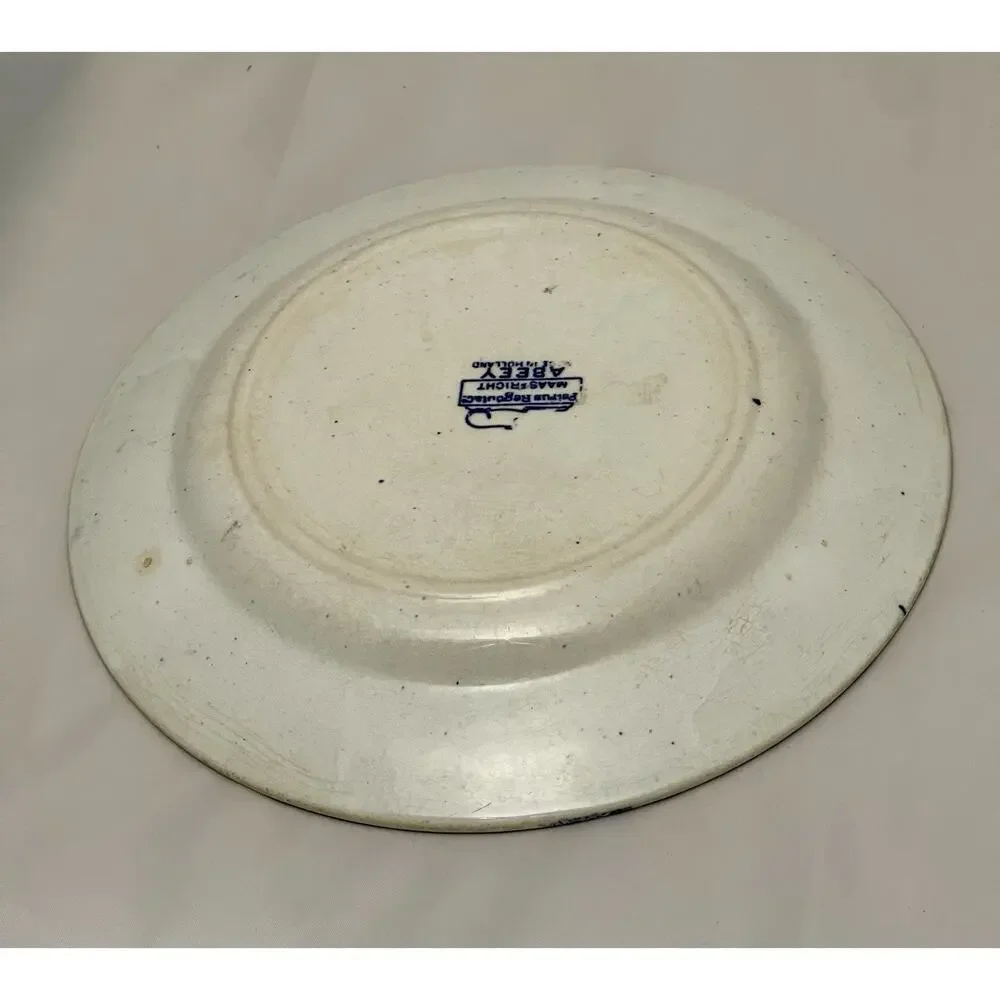 Antique Petrus Regout Maastricht Abbey 8 7/8